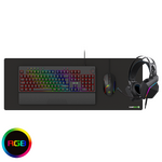 Gamemax Pulse 4-in-1 Pro Keyboard Mouse Headset Mouse Pad Combo Kit