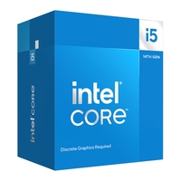 Intel Intel Core i5 14400F 10 Core Processor 16 Threads, 3.5GHz up to 4.7GHz Turbo Raptor Lake Refresh Socket LGA 1700 20MB Cache, 65W - Retail