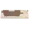 ROYALAXE R87 (BROWN) Hot Swappable Mechanical Keyboard, 80% TKL Design, 89 Keys, 2.4GHz, Bluetooth 5.0 or Wired Connection, TTC Golden-Pink Switches Image