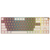 ROYALAXE R87 (BROWN) Hot Swappable Mechanical Keyboard, 80% TKL Design, 89 Keys, 2.4GHz, Bluetooth 5.0 or Wired Connection, TTC Golden-Pink Switches Image