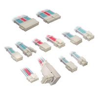 Kolink Kolink Core Pro Braided Cable Extension Kit 12VHWPR Type 1 - Brilliant White/Neon Blue/Pure Pink