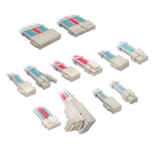 Kolink Kolink Core Pro Braided Cable Extension Kit 12VHWPR Type 1 - Brilliant White/Neon Blue/Pure Pink