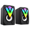 GameMax SR01 RGB Wired PC Gaming Speakers With USB2.0 Power and AUX 3.5mm Cable Image