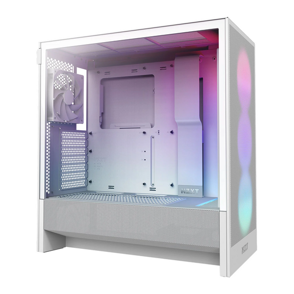 NZXT H5 Flow RGB (2024) Mid-Tower Case - White