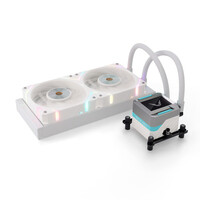 Valkyrie Valkyrie Syn White 240 ARGB Intel/AMD CPU All In One Liquid Cooler - Black Friday Offer
