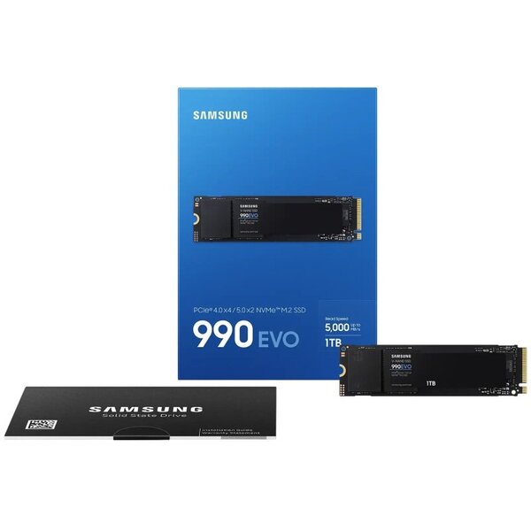 Samsung 990 Evo PLUS 1TB PCIe 4.0 / 5.0 Hybrid NVMe (MAXIMUM 1 PER CUSTOMER)