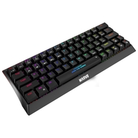 MARVO Marvo Scorpion Tri-Mode Wireless 60% TKL Mechanical Gaming Keyboard with Red Switches, Wireless, Bluetooth or Wired
