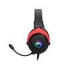MARVO Scorpion HG9067 7.1 Virtual Surround Sound RGB Gaming Headset, Flexible Omnidirectional Microphone, 50Mm Audio Drivers, USB Connection, Black and Red Image