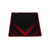 MARVO G49 Gaming Mouse Pad, Large 450x400x3mm, Soft Microfiber Surface for speed and control with Non-Slip Rubber Base and Stitched Edges, Black and Red Image