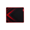 MARVO G49 Gaming Mouse Pad, Large 450x400x3mm, Soft Microfiber Surface for speed and control with Non-Slip Rubber Base and Stitched Edges, Black and Red Image