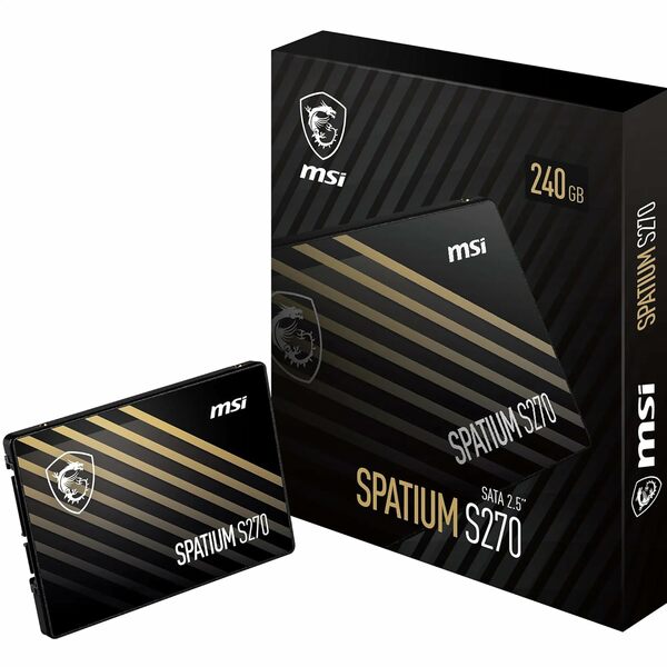 MSI 240GB Serial 2.5`` Solid State Drive Spatium S270 (S-ATA/6Gb/s)