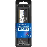 Adata ADATA Premier 8GB, DDR5, 4800MHz (PC5-38400), CL40, 1.1V, ECC, SODIMM Memory