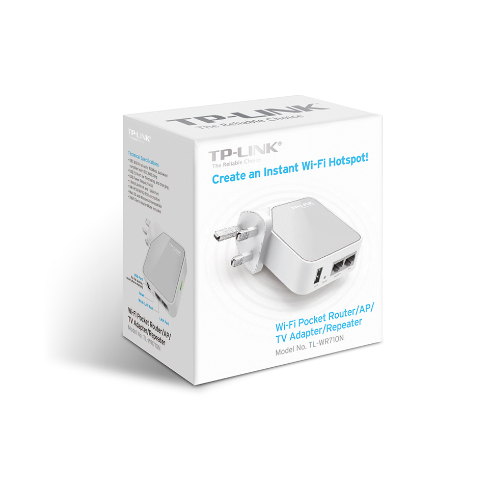 Tp Limk Router Pockert Router TP-LINK Wi-Fi Pocket Router/AP/TV Adapter/Repeater for Cable ...