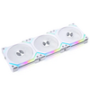 Lian Li Lian-Li UNI SL120 INF Addressable RGB White 120mm Fan Triple Pack with Controller Image