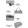 Prevo 14 Inch Laptop Sleeve, Side Pocket, Cushioned Lining, Grey Image