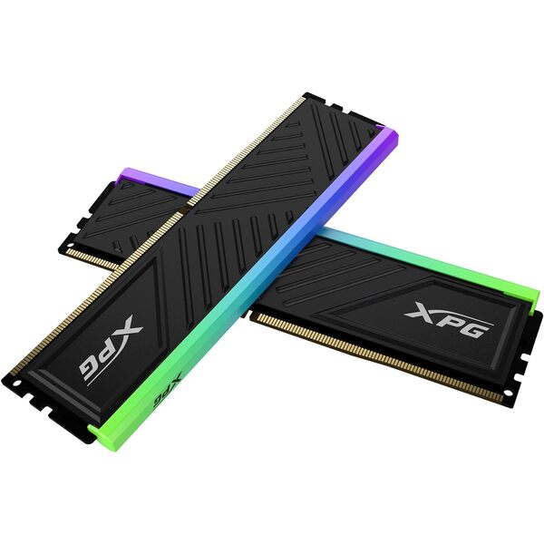 XPG ADATA XPG Spectrix D35G RGB 16GB Kit (2 x 8GB), DDR4, 3200MHz (PC4-25600), CL16, XMP 2.0, DIMM Memory, Black