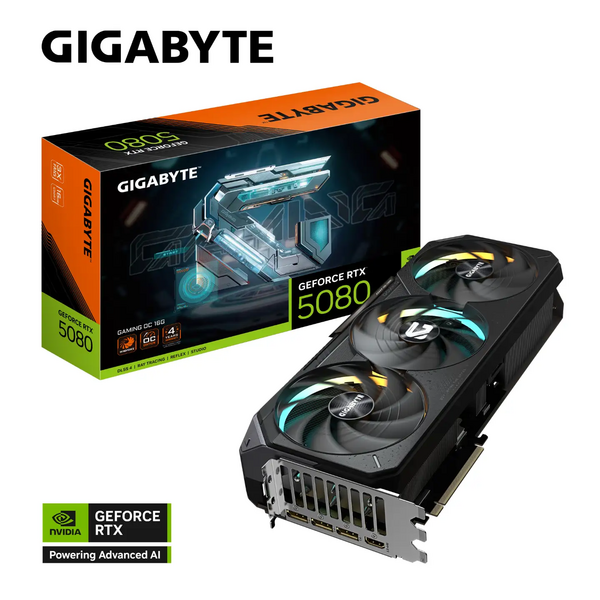 Gigabyte NVIDIA GeForce RTX 5080 GAMING OC 16GB Blackwell Graphics Card