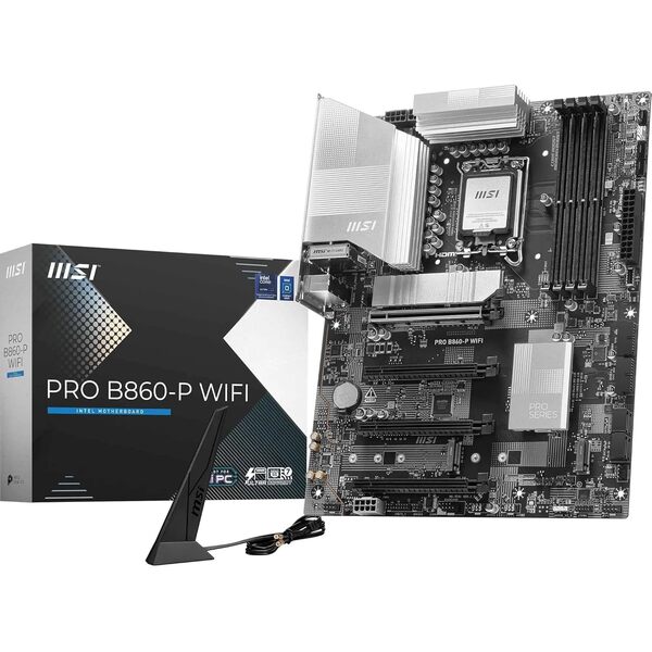 MSI PRO Z860-P WIFI Intel DDR5 PCIE 5.0 LGA 1851 ATX Motherboard