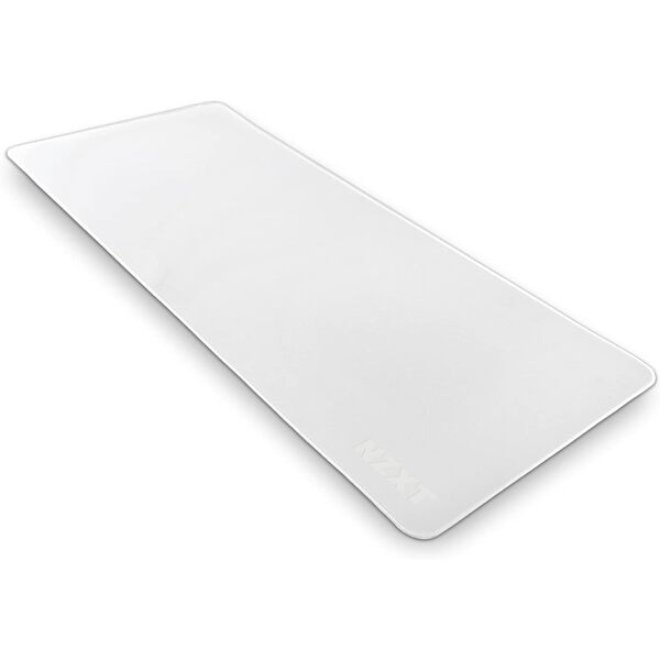 NZXT Mouse Pad MXP700 - 720MM X 300MM - Stain Resistant Coating - Low-Friction Surface - Soft and Smooth Surface - Non-Slip Rubber Base - White