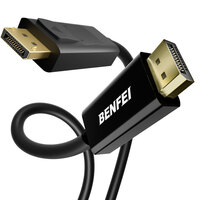 Benfei Benfei DisplayPort 1.2b Male to DisplayPort Male, 4K@60Hz, 1.80m, Black