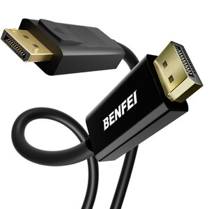 Benfei Benfei DisplayPort 1.2b Male to DisplayPort Male, 4K@60Hz, 1.80m, Black