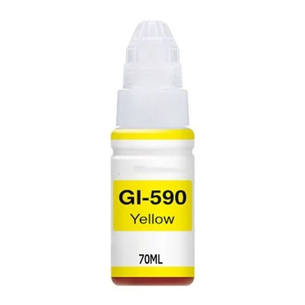 Compatible Inks Compatible Canon GI-590Y (1606C001) Compatible Yellow Ink Tank - 70ml