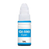 Compatible Inks Compatible Canon GI-590C (1604C001) compatible Cyan Ink Tank - 70ml Image