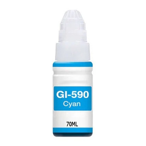 Compatible Inks Compatible Canon GI-590C (1604C001) compatible Cyan Ink Tank - 70ml