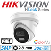 HiLook By Hikvision 5MP HIKVISION HILOOK DOME IP POE COLORVU OUTDOOR CCTV CAMERA 2.8MM WHITE Image