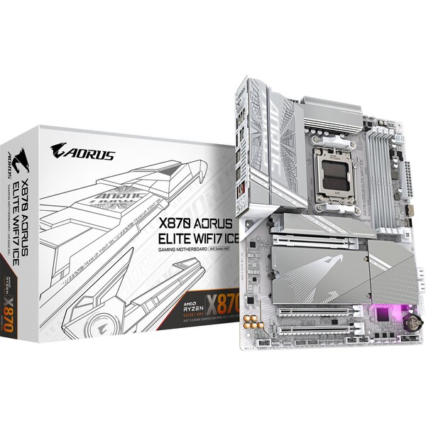 Gigabyte X870-AORUS-ELITE-WIFI7-ICE Gigabyte X870 AORUS ELITE WI-FI 7 ICE AM5 DDR5, Special Offer