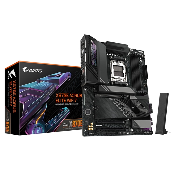 Gigabyte X870E AORUS ELITE WI-FI 7  AM5 DDR5 PCIe 5.0 ATX Motherboard