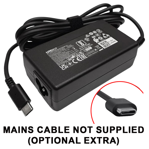 Liteon ACA0022A-B USB Type-C 65w Universal Power adapter (Requires Clover lead sold seperately for £3.50)