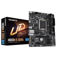 Gigabyte Gigabyte H610M K DDR4 DDR4 Socket 1700 Motherboard 12th/13th/14th Gen Motherboard