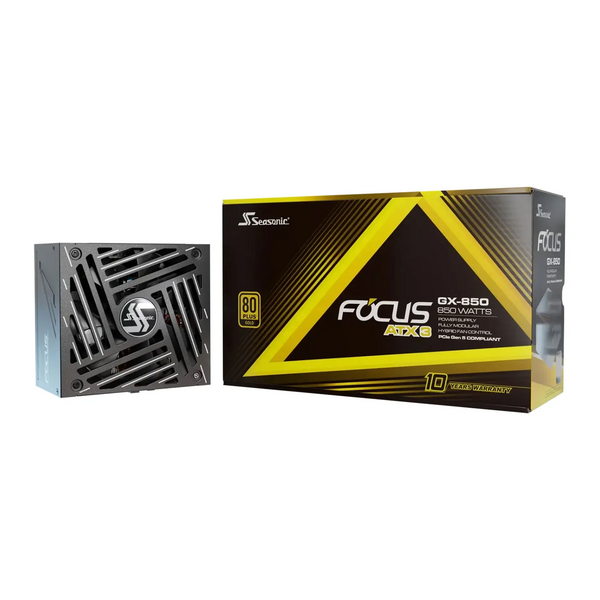 Seasonic Focus GX 850 Watt ATX Fully Modular 80+ Gold PSU, BLACK