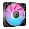 Corsair iCUE LINK RX120 RGB 12cm PWM Case Fan, 8 ARGB LEDs, Magnetic Dome Bearing, 2100 RPM, Black, Single Fan Expansion Kit Image
