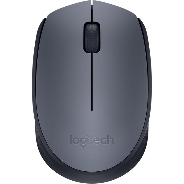 Logitech M170 Wireless Mouse, 2.4 GHz with USB Nano Receiver, Optical Tracking, 12-Months Battery Life, Ambidextrous