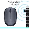 Logitech M170 Wireless Mouse, 2.4 GHz with USB Nano Receiver, Optical Tracking, 12-Months Battery Life, Ambidextrous Image