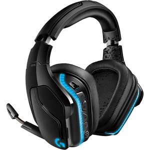 Logitech Logitech G935 RGB Wireless Gaming Headset, 7.1 Surround Sound, DTS X 2.0, 50mm Pro-G Drivers, 2.4GHz, Rocker Mic, PC/Mac/PS4/Nintendo Switch - Black