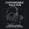 Logitech G935 RGB Wireless Gaming Headset, 7.1 Surround Sound, DTS X 2.0, 50mm Pro-G Drivers, 2.4GHz, Rocker Mic, PC/Mac/PS4/Nintendo Switch - Black Image