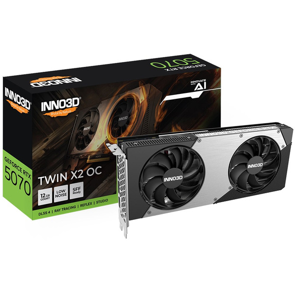 Inno3D GeForce RTX 5070 Twin X2 OC 12GB GDDR7 Graphics Card