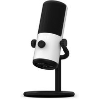 NZXT NZXT Capsule Mini USB Microphone - High Resolution – Cardioid Polar Pattern – Ideal for Streaming, Content Creation & Podcasting – Built-in Pop Filter - Adjustable Stand – White