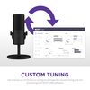 NZXT Capsule Mini USB Microphone - High Resolution – Cardioid Polar Pattern – Ideal for Streaming, Content Creation & Podcasting – Built-in Pop Filter - Adjustable Stand – Black Image