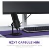 NZXT Capsule Mini USB Microphone - High Resolution – Cardioid Polar Pattern – Ideal for Streaming, Content Creation & Podcasting – Built-in Pop Filter - Adjustable Stand – Black Image