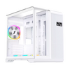 1St Player RT5 Micro ATX White Case with 3 x RGB Fans Image