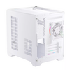 1St Player RT5 Micro ATX White Case with 3 x RGB Fans Image