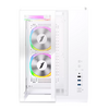 1St Player RT5 Micro ATX White Case with 3 x RGB Fans Image