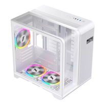1St Player 1st Player RT5 Micro ATX White Case with 3 x RGB Fans