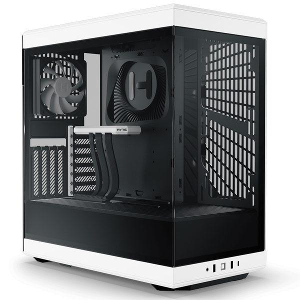 HYTE Y40 Mid-Tower ATX Case - White / Black (PANDA)