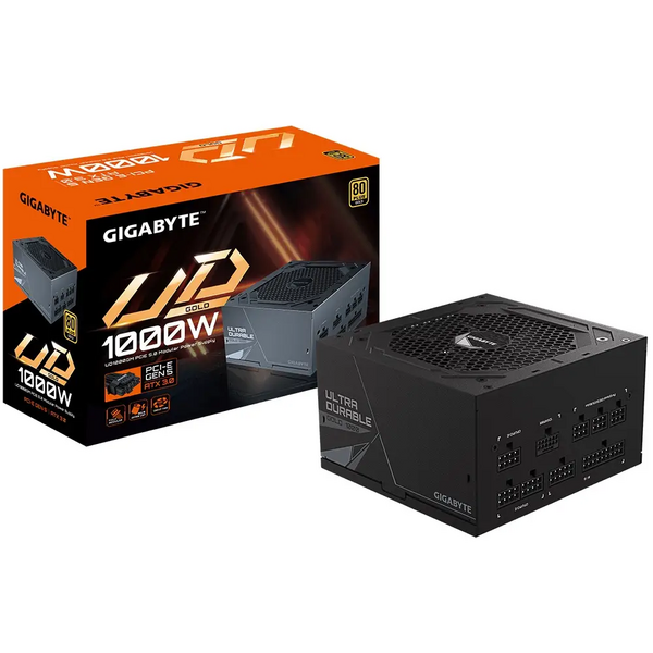 Gigabyte 1000W - PCIe5.0 Ready - ATX3.0 - 80 Plus Gold Fully Modular PSU