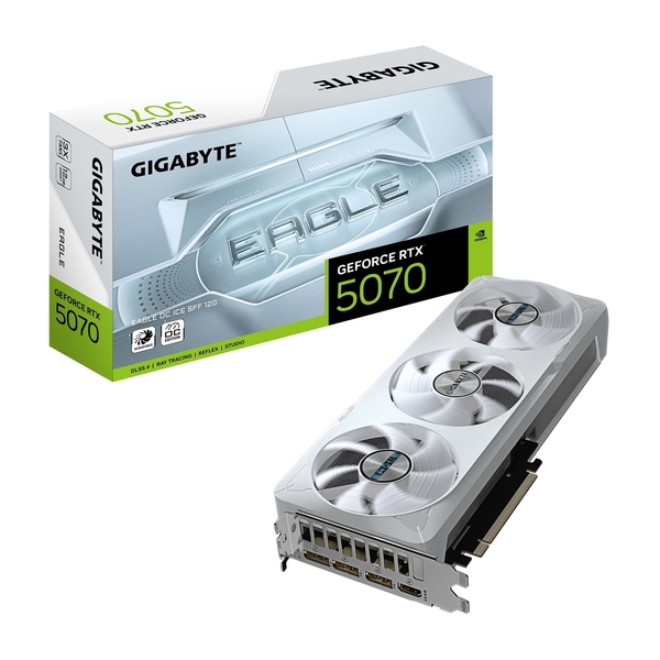 Gigabyte NVIDIA GeForce RTX 5070 EAGLE ICE OC 12Gb Blackwell Graphics Card